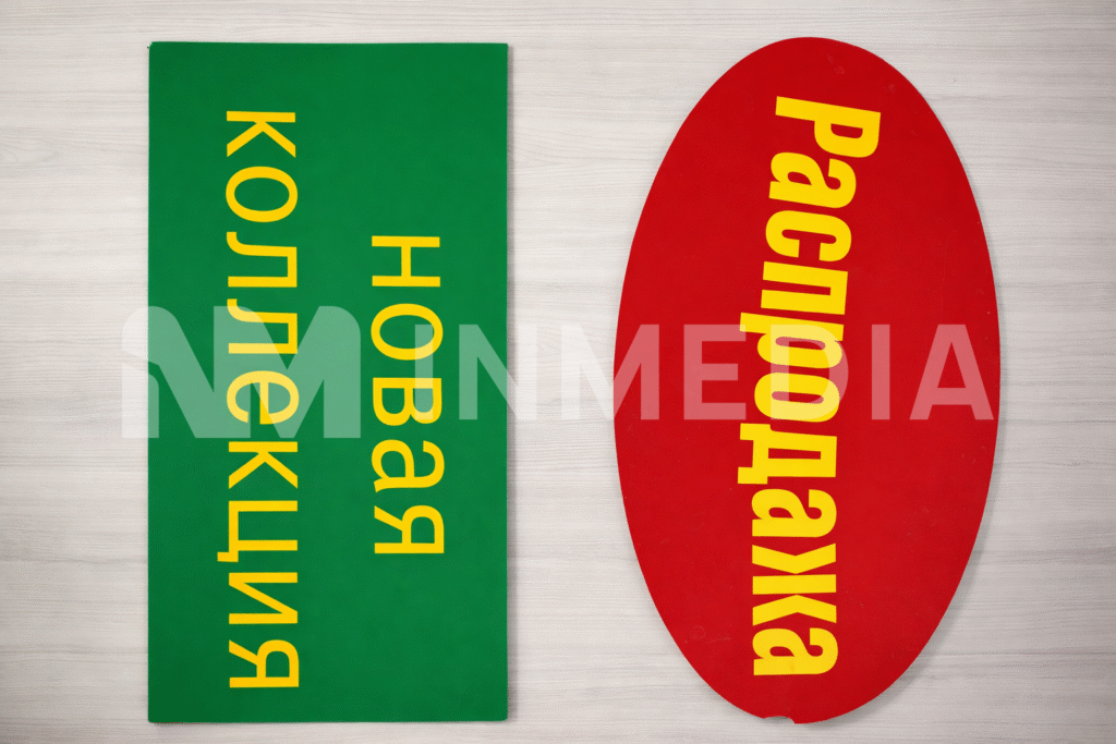 Пластиковые таблички