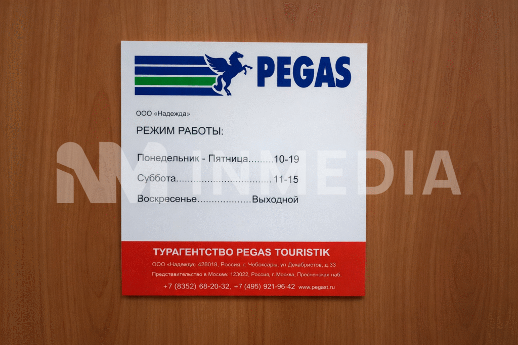 Пластиковые таблички