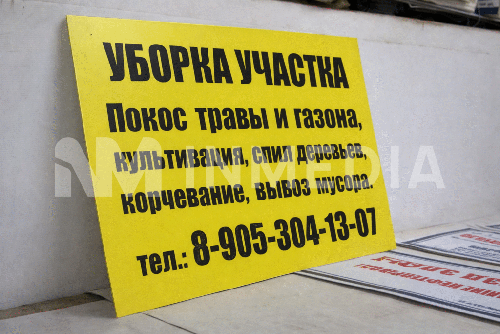 Пластиковые таблички